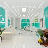 Phương án thiết kế nội thất phòng khám nha khoa Đức Anh